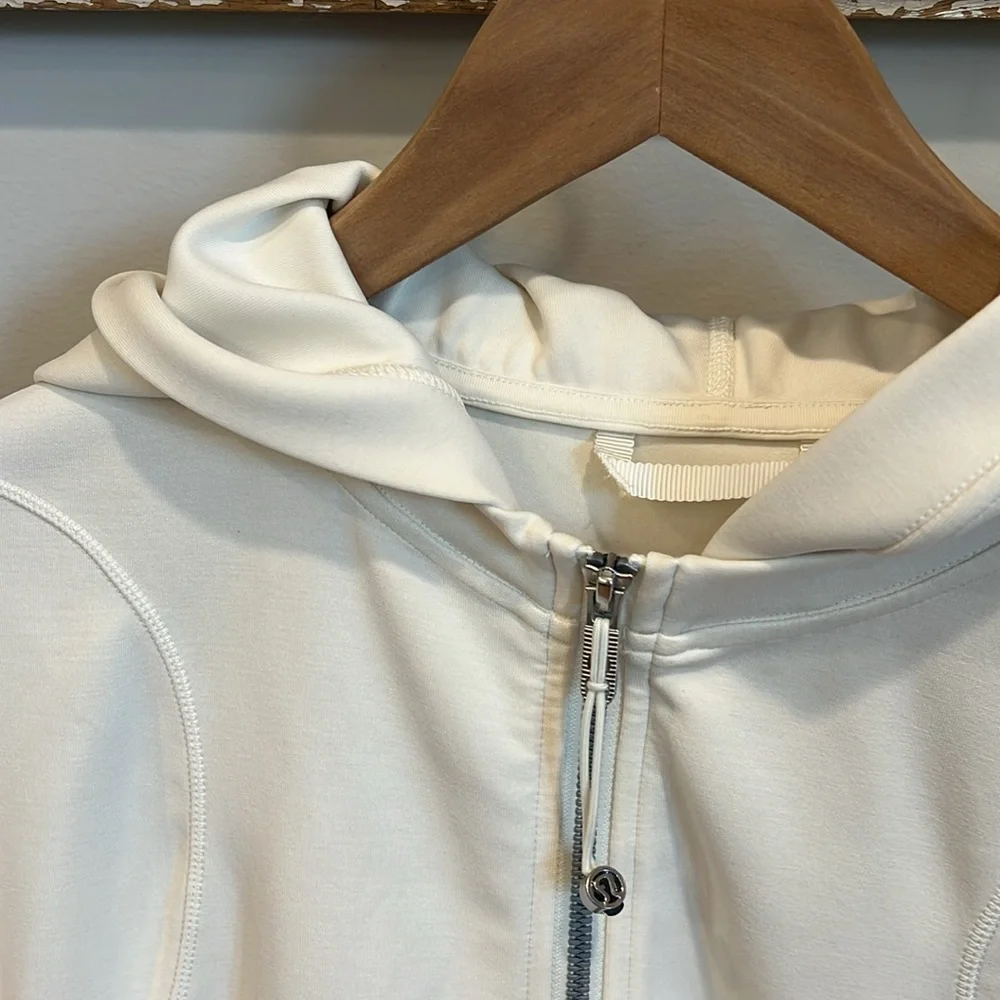 Lululemon‎ Softstreme Pocketed Hoodie Lemon Sorbet Size 4